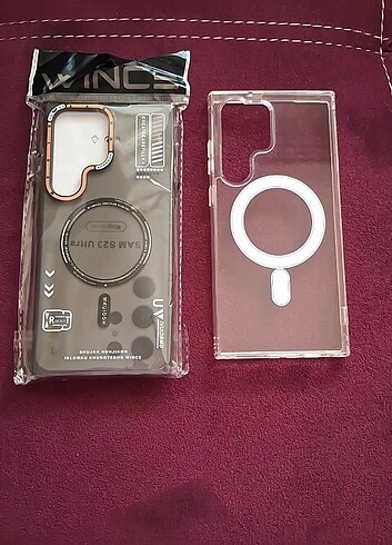 Samsung Galaxy S23 Ultra Şeffaf Magsafe Telefon Kılıfı Açıklamay