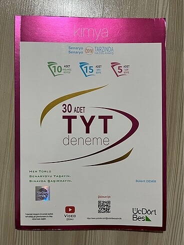 345 tyt kimya deneme