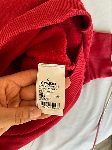s Beden Lc waikiki Kırmızı sweatshirt