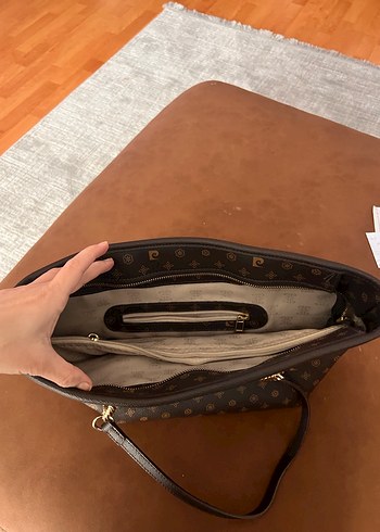 Kahverengi Zincir Detaylı Deri Kadın Çanta - Görsel 3