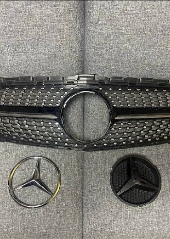 Sıfır ürün. Mercedes C200 ön panjur ve arma. - Görsel 2