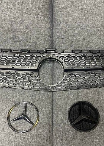 Sıfır ürün. Mercedes C200 ön panjur ve arma. - Görsel 3