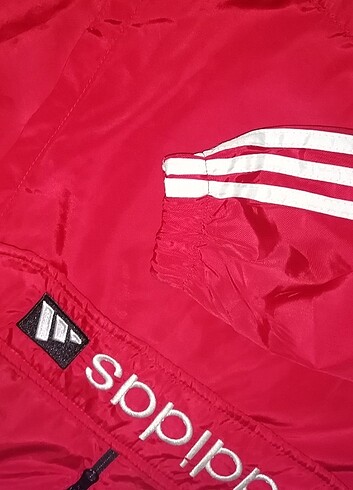 xl Beden kırmızı Renk Adidas kanguru kapşonlu yağmurluk 