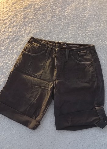 Kahverengi  düşük bel kadın şort - Görsel 2