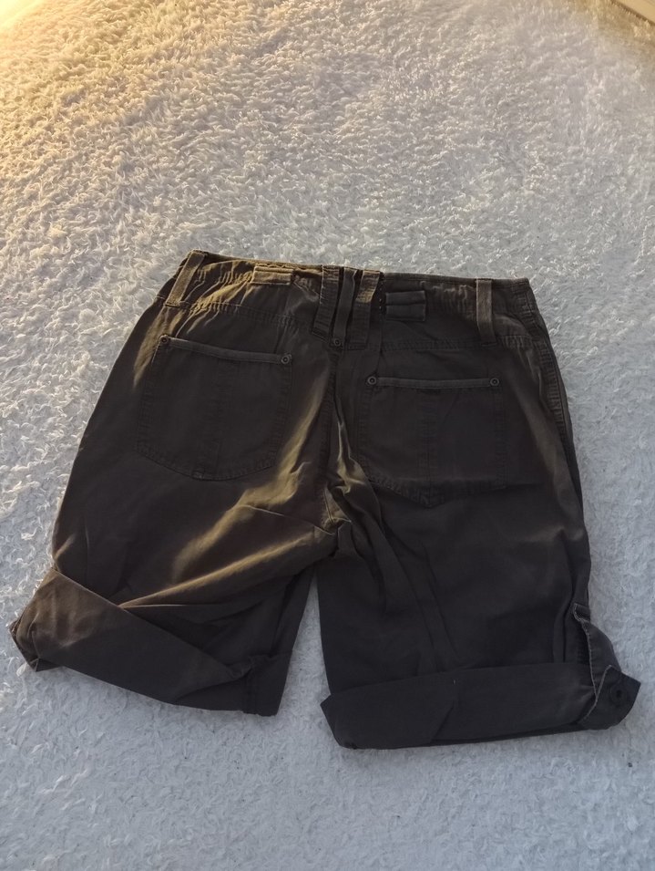 Kahverengi  düşük bel kadın şort - Görsel 4