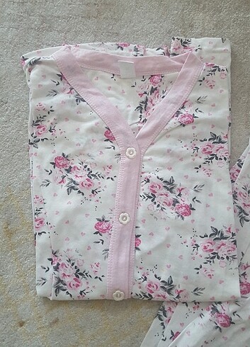 m Beden beyaz Renk kadın pijama takımı 