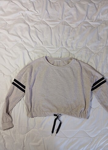 Kadın s beden gri sweatshirt