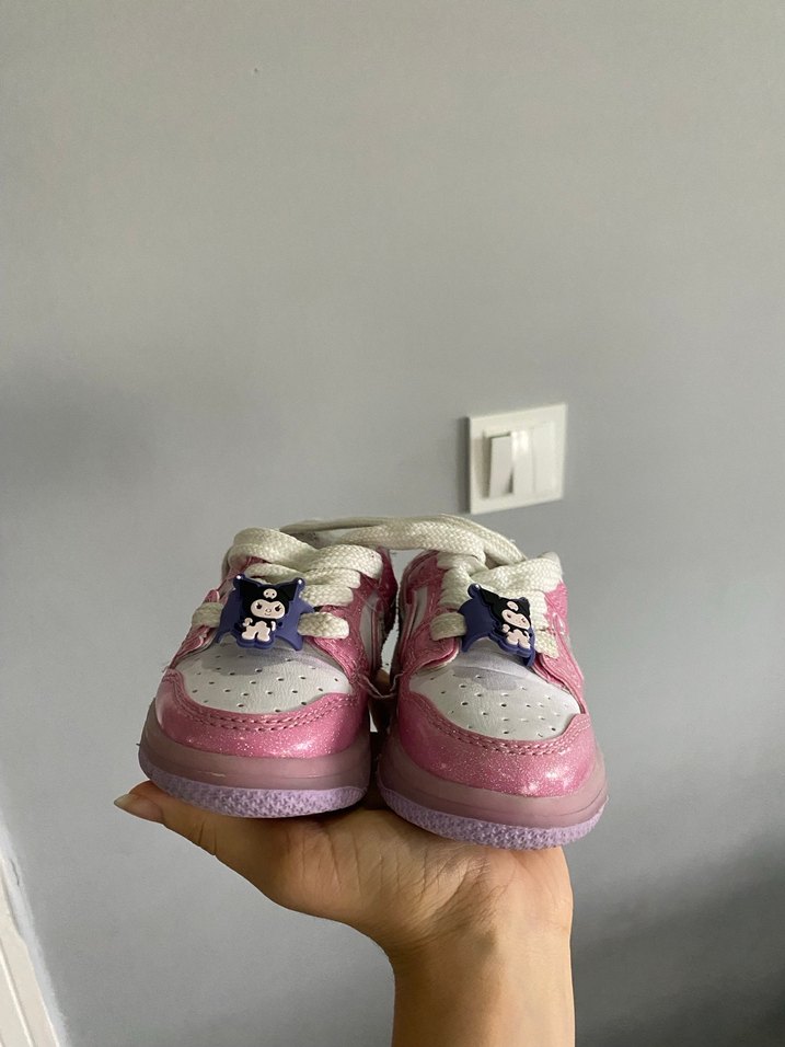 Pembe Nike Kuromi Bebek Ayakkabı - Görsel 2