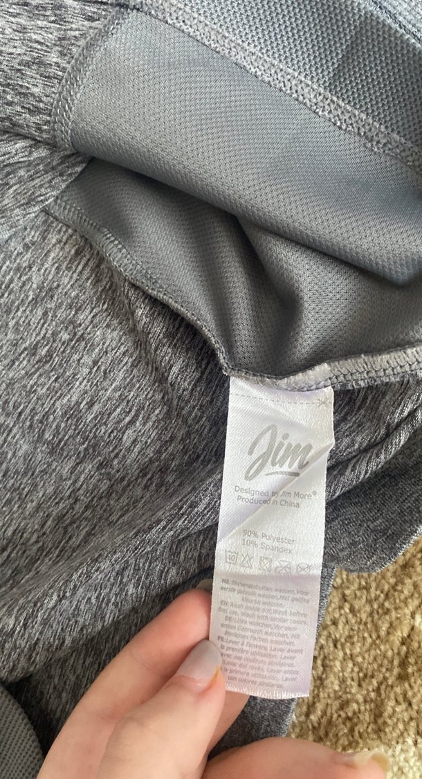 Gri Fermuarlı Uzun Kollu Spor Üst - Görsel 3