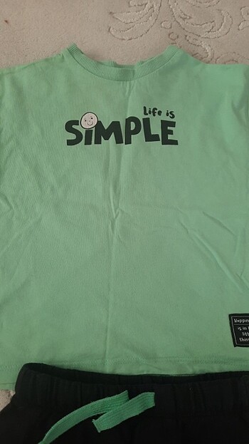 2 Yaş Beden Ikili takim şort tshirt takım