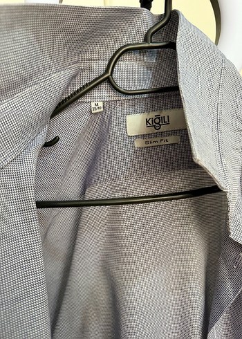 Gri Regular Fit Keten Erkek Gömlek - Görsel 3