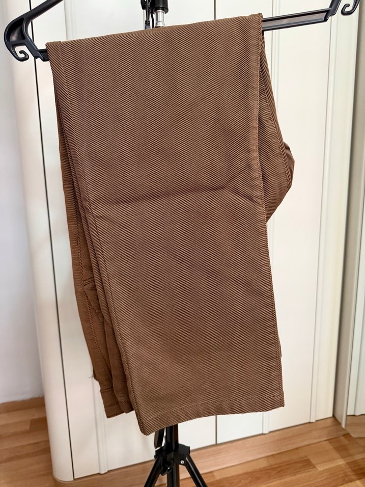 Kahverengi Kemerli Erkek Koton Pantolon - Görsel 2