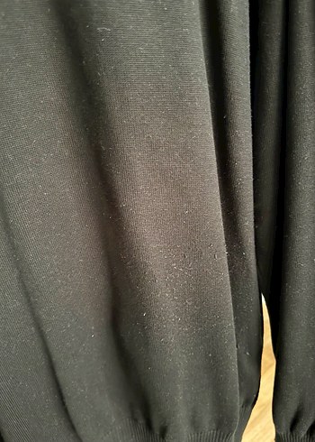 Erkek Siyah Keten Salaş Sweatshirt - Görsel 3