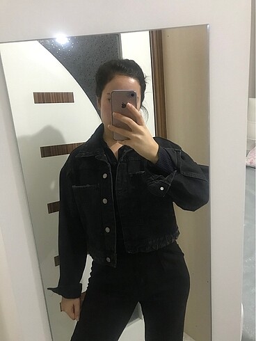 Diğer Siyah kot ceket