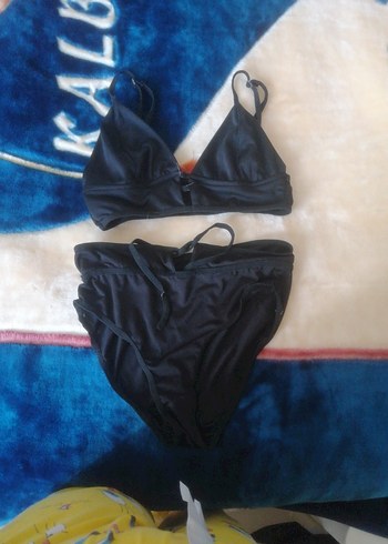 Siyah Strappy Mini Bikini Takımı - Görsel 2