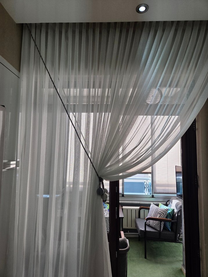 Gri Beyaz Modern Perde - Görsel 3