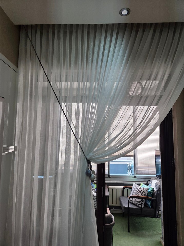 Gri Beyaz Modern Perde - Görsel 4