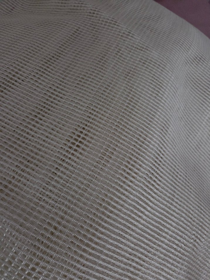 krık beyazi Modern Desensiz Tül Perde - Görsel 2