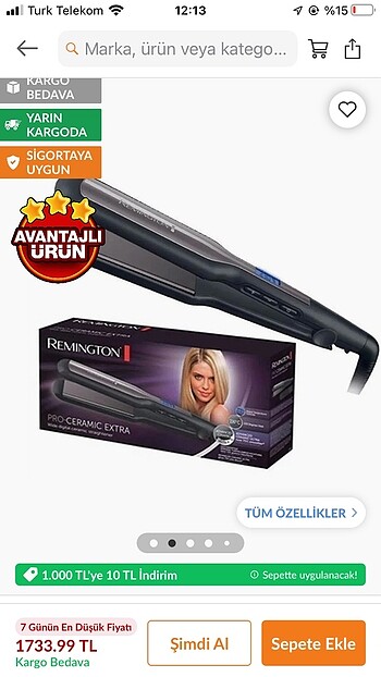 Remington Pro Ceramic Ultra Düzleştiri