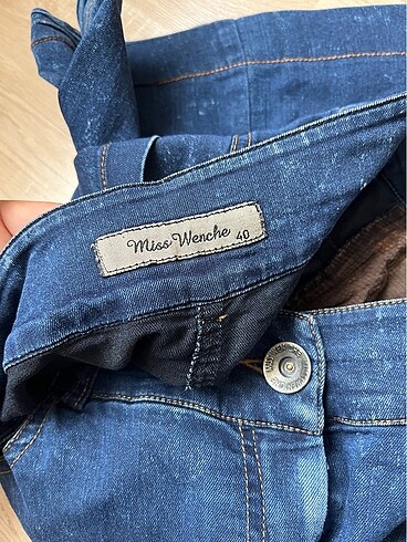 40 Beden lacivert Renk Miss wenche yumuşak kot pantolon