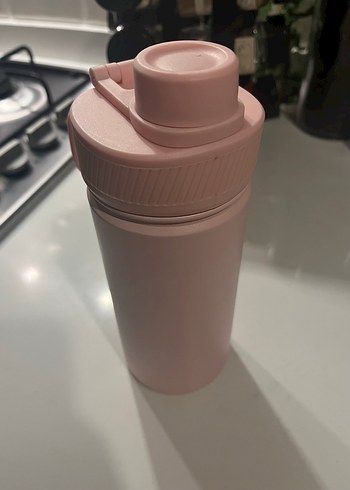 Pastel Pembe Su Matarası - Görsel 5