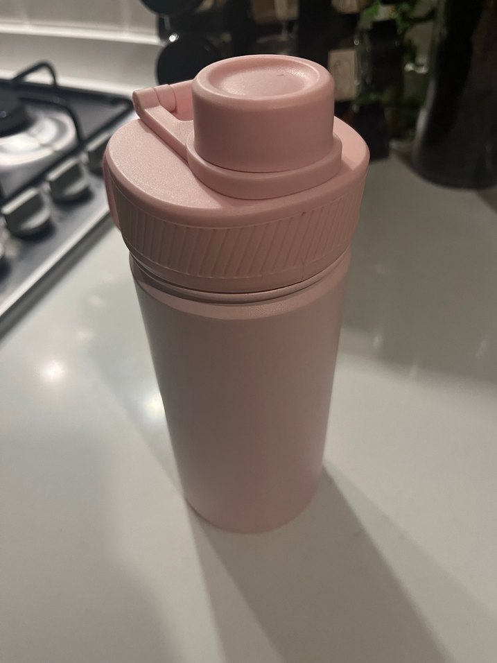 Pastel Pembe Su Matarası - Görsel 5