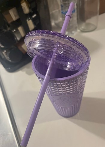 Parlak Mor Bardak - Görsel 2