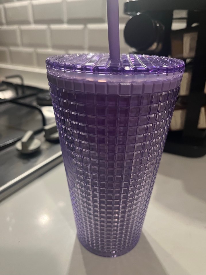 Parlak Mor Bardak - Görsel 3