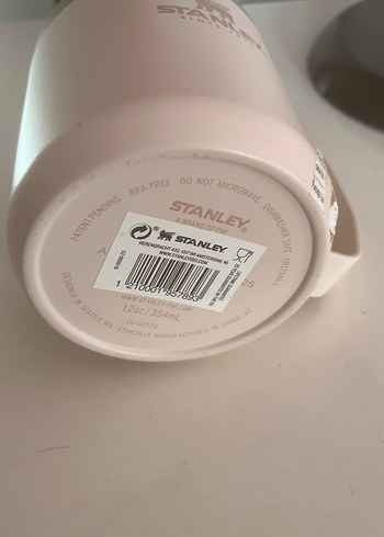 Pastel Pembe Stanley Termos Kupa - Görsel 2