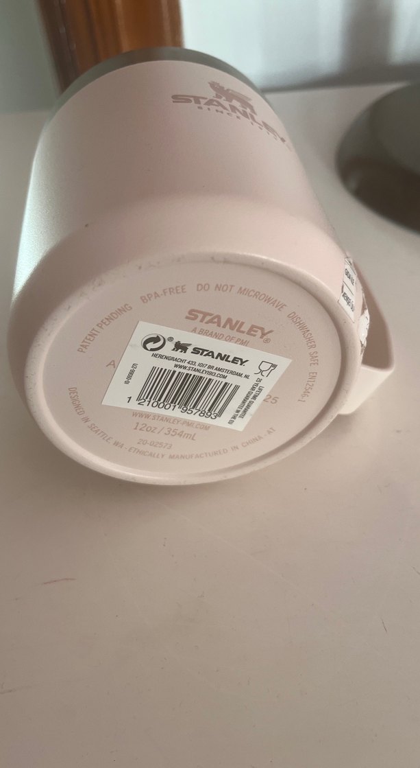 Pastel Pembe Stanley Termos Kupa - Görsel 2