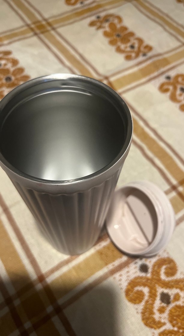 Bej Renkli Pastel Termos Bardak - Görsel 5