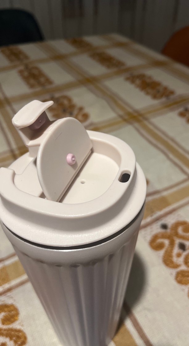 Bej Renkli Pastel Termos Bardak - Görsel 2