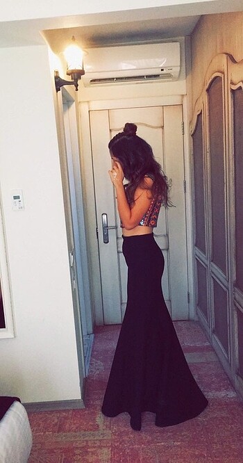 Taç balık model alt üst abiye