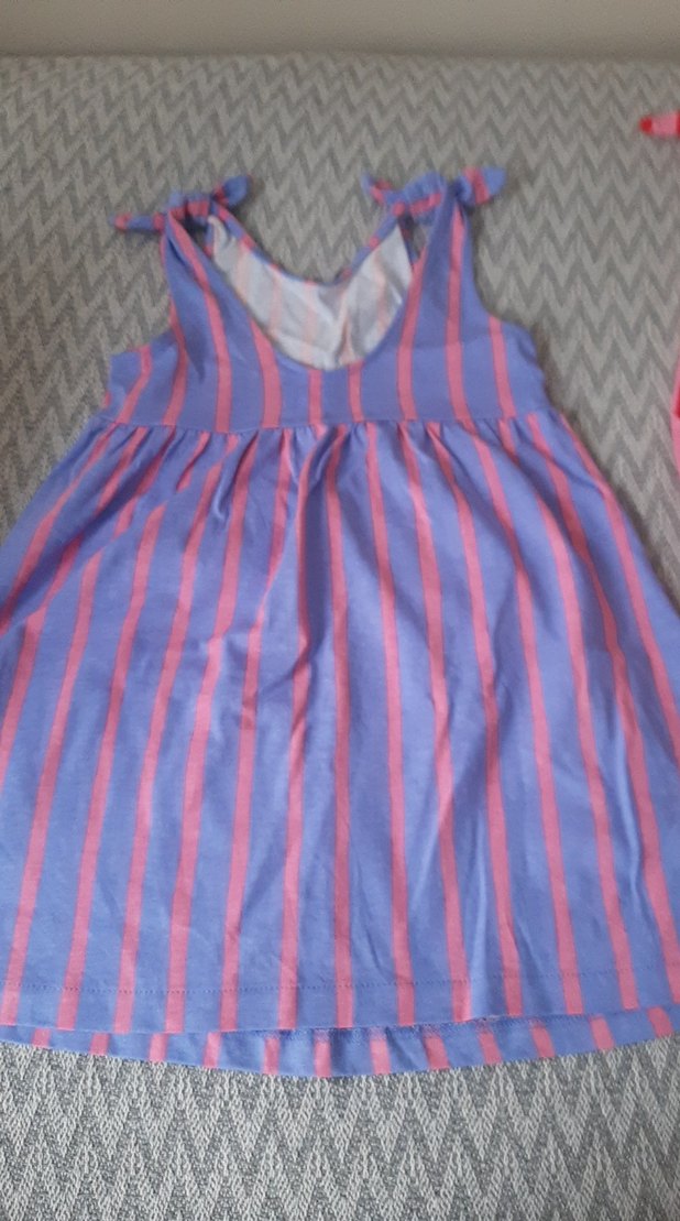 Kız Çocuk Askılı Elbise - Görsel 4