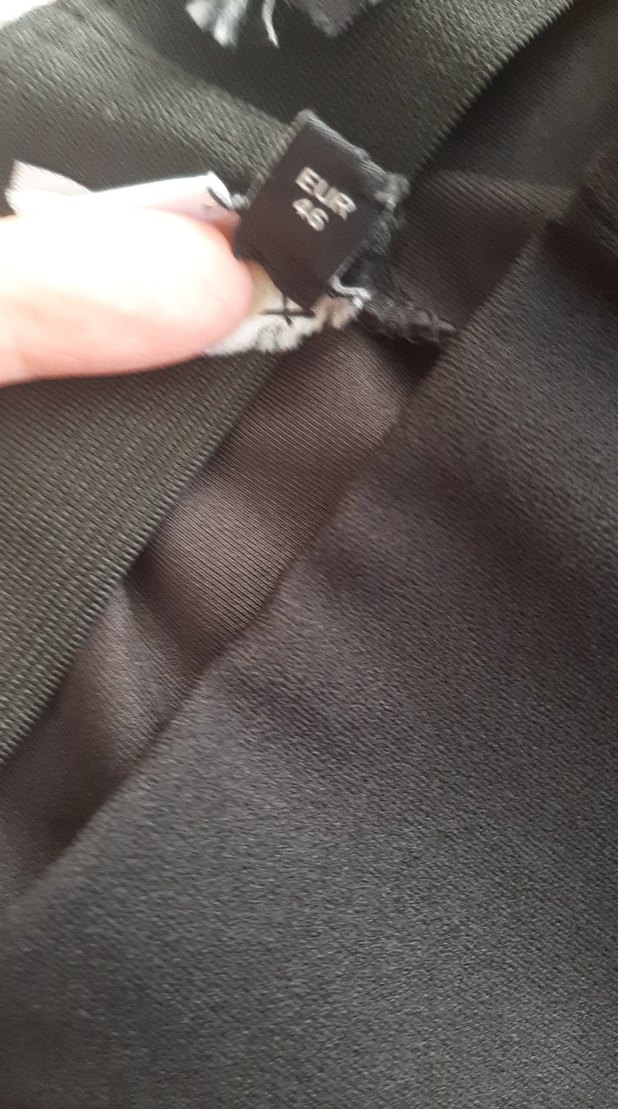 Kadın Siyah Pilili Kumaş Pantolon - Görsel 3