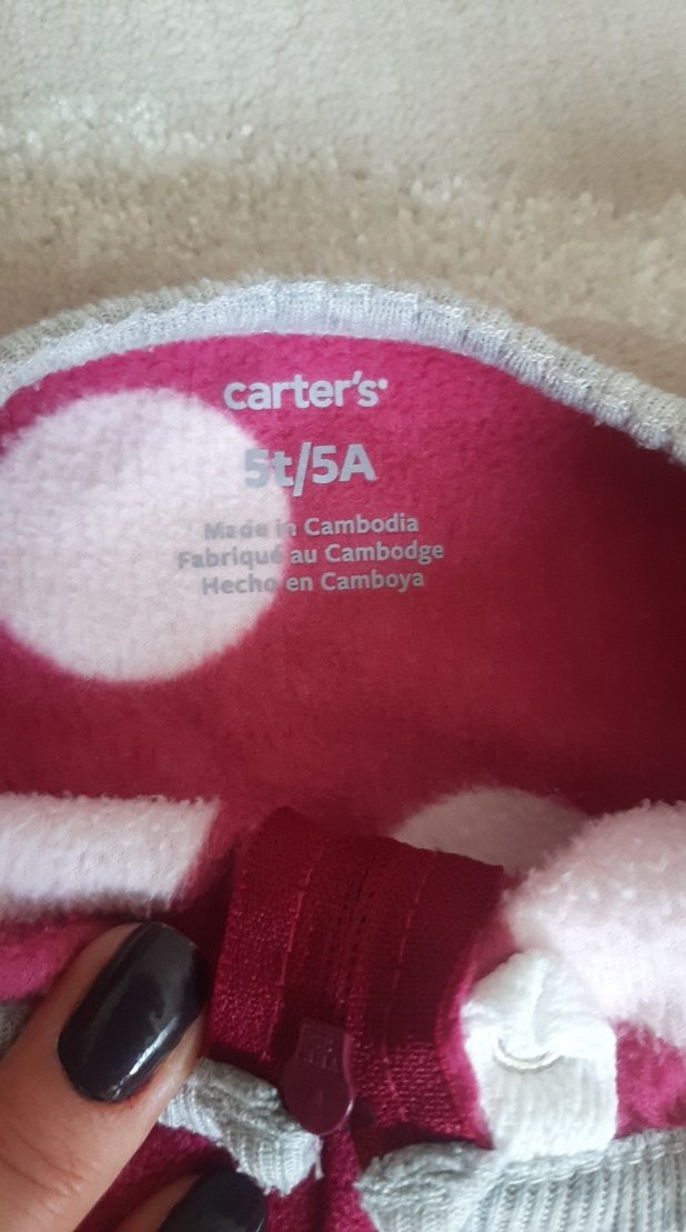 Pembe Puantiyeli Fermuarlı Bebek Tulum - Görsel 2