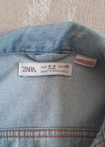 Düğmeli Kız Kot Ceket - Görsel 2