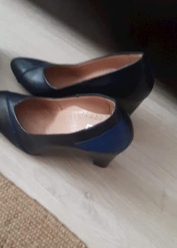 Kadın lacivertKlasik Topuklu Ayakkabı - Görsel 2