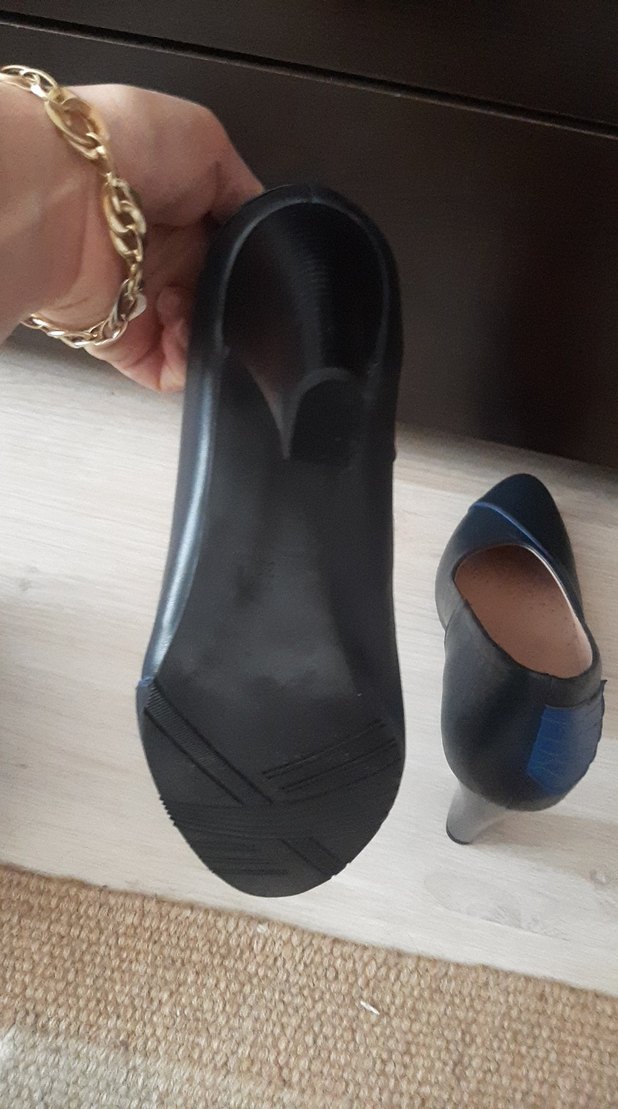 Kadın lacivertKlasik Topuklu Ayakkabı - Görsel 4