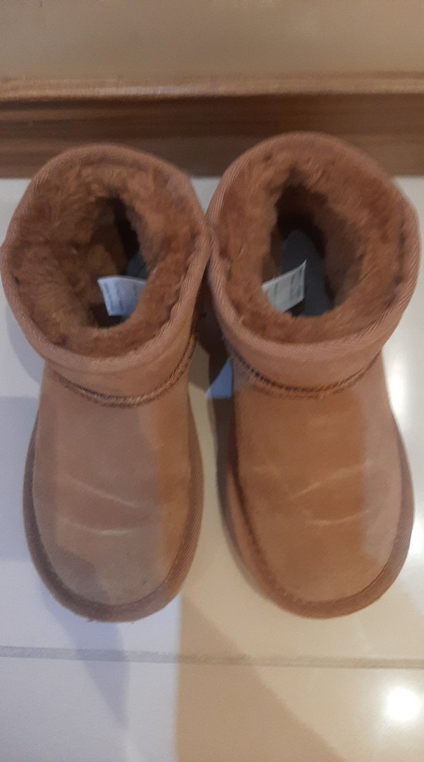 Bej Süet kiz cocuk Dolgu Topuk Bot - Görsel 2