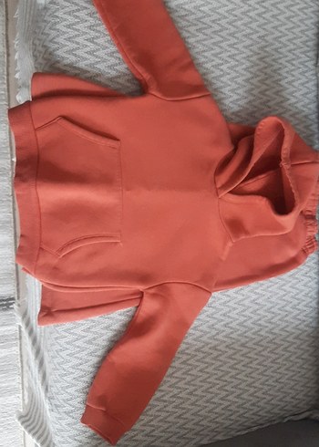 Kiremit rengi Oversize Kız Eşofman Takımı - Görsel 6