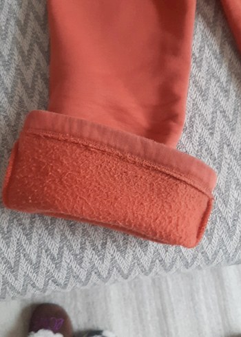 Kiremit rengi Oversize Kız Eşofman Takımı - Görsel 5