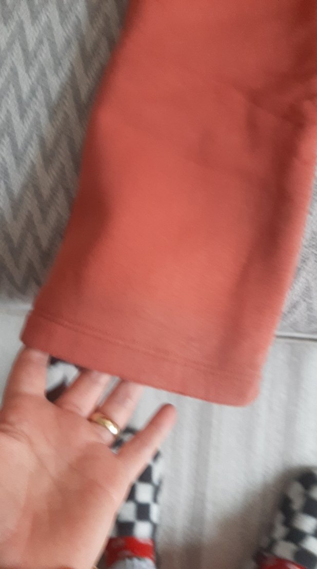 Kiremit rengi Oversize Kız Eşofman Takımı - Görsel 4