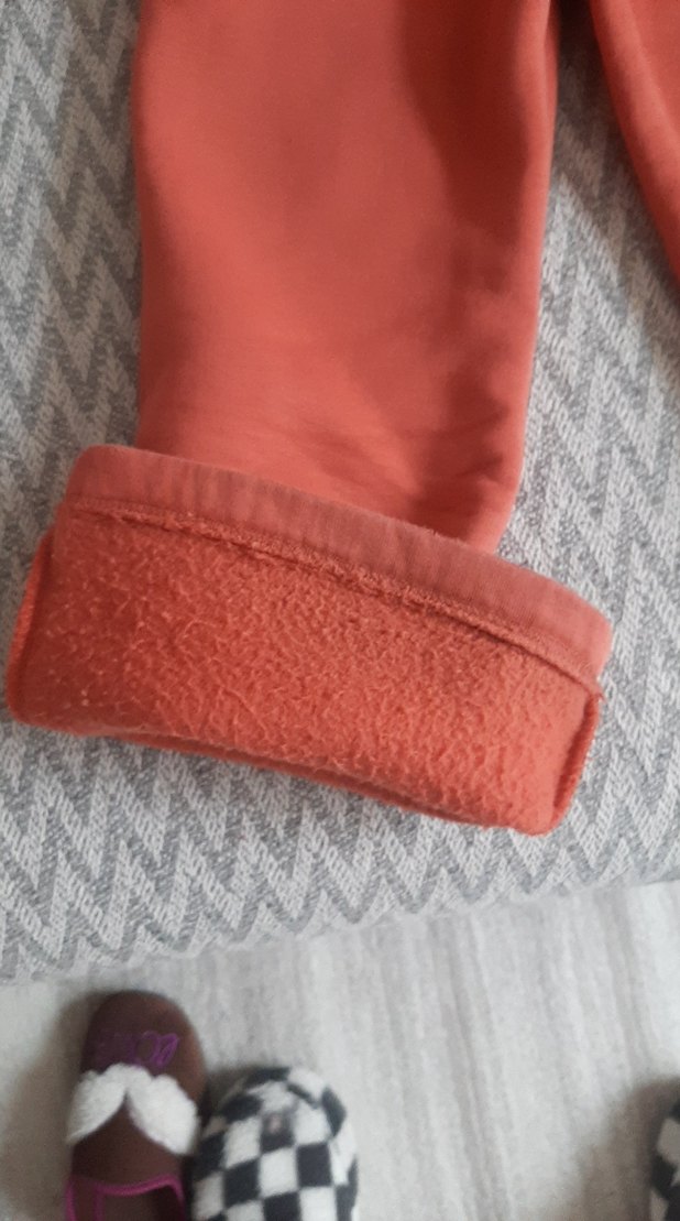 Kiremit rengi Oversize Kız Eşofman Takımı - Görsel 5