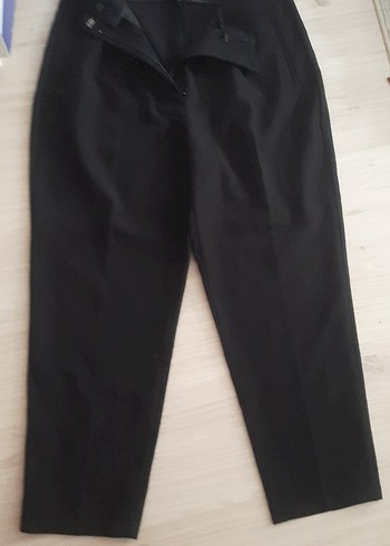 Siyah Kadın Ofis Kumaş Pantolon