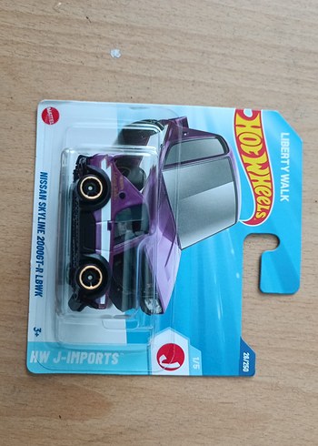 Mor Hot Wheels Nissan Skyline 2000GT-R Oyuncak Araba