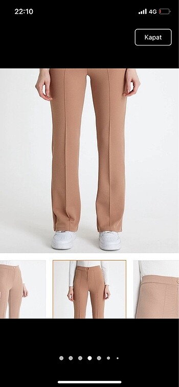 l Beden camel Renk Pantolon