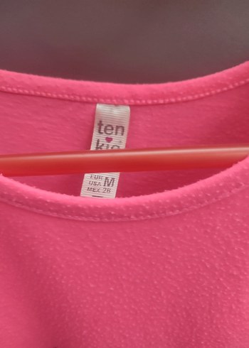 Pembe bayan Tişörtü, Fırfırlı, Baskılı - Görsel 2