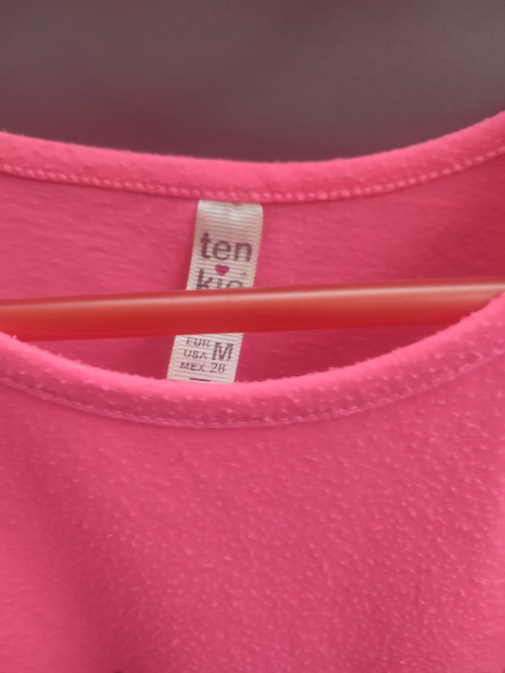 Pembe bayan Tişörtü, Fırfırlı, Baskılı - Görsel 2