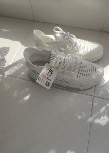 Tommybear Beyaz Stiletto Topuklu Spor Ayakkabı